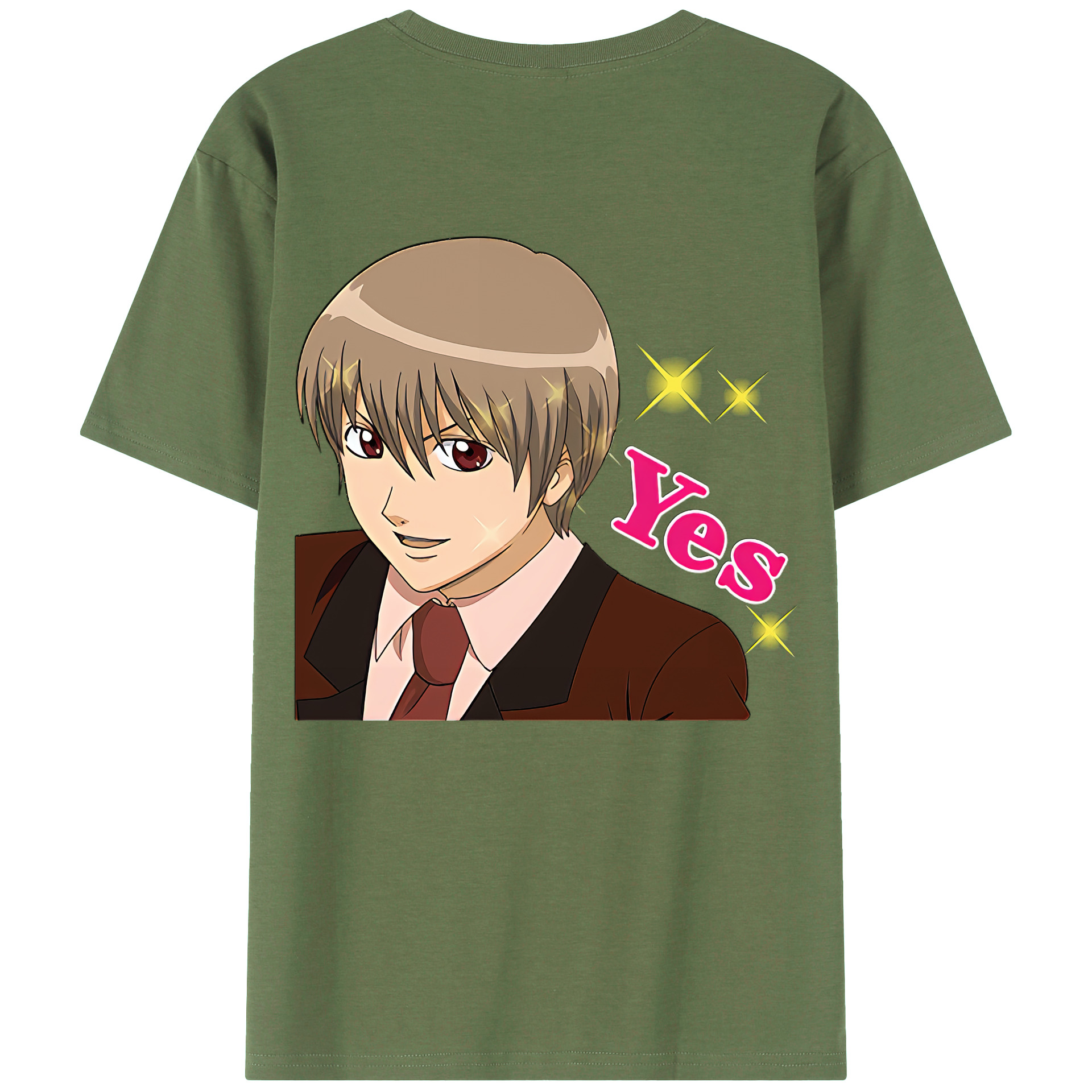 （画像用） ぎんたま 坂田銀時（さかたぎんとき） 神楽 志村新八（しむら しんぱち） GINTAMA Sakata Gintoki Kagura Shimura Shinpachi 綿100％ メンズ半袖Tシャツ（バックプリント） 通気性